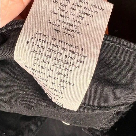 Rag & Bone size 29 Black skinny jeans EUC - Picture 11 of 13
